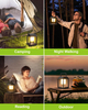 Outdoor Camping Lesen wiederaufladbare Laterne Form Dekoration Solar Power Tischlampe